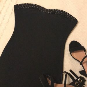 Black Strapless Dress